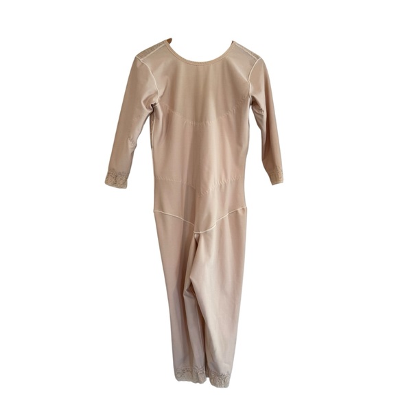 ContourMD Women’s XL Body Suit Nude Mid Calf Bodyshaper Front Zip Post Surgery - Picture 2 of 16